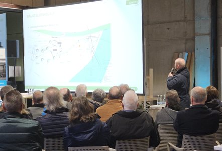 Großes Interesse am Start der Erschließungsarbeiten für den Gesundheitspark Hochrhein