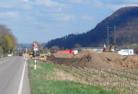 Update: Verkehrseinschränkungen auf der B34/Höhe Baustelle Gesundheitspark Hochrhein